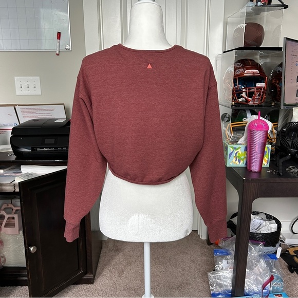 Vitality Balance Athletica Studio Rosewood Marl Cropped Shrug Size Medium - Picture 9 of 14